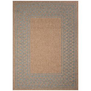 Liora Manne Sahara Border Indoor/Outdoor Rug.. - 1 of 4