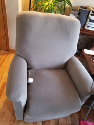 Stretch Pique Recliner Slipcover Taupe - Sure Fit : Target