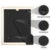 Unique Bargains REGALWOVEN Wedding Home Glass Vertical or Horizontal Picture Frame for Tabletop Display - 2 of 4