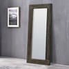 MAYEERTY Full-Length Mirror Solid Wood Wide Edge Hollow Right Angle Rectangle Weathered - 4 of 4