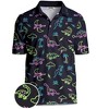 Tipsy Elves Golf Shirts for Men - Performance Athletic Fit Men's Golf Polo Shirts w/ Moisture Wicking Stretch Fabric - 2 of 4