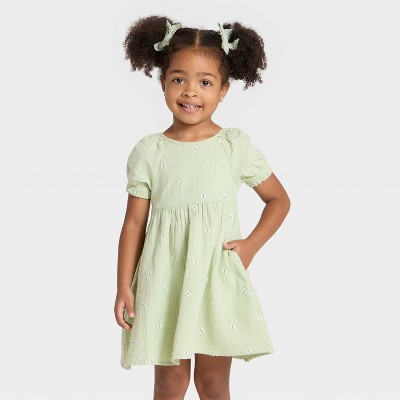 Toddler Girls' Short Sleeve Gauze Dress - Cat & Jack™
