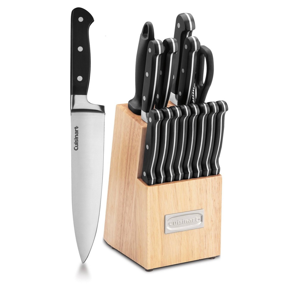 UPC 086279084392 product image for Cuisinart Classic 16pc Stainless Steel Triple Rivet Cutlery Block Set - C77TR-16 | upcitemdb.com