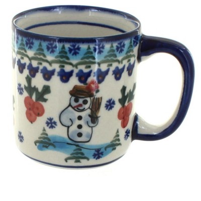 Blue Rose Polish Pottery Frosty Duo Coffee Mug
