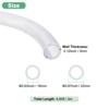Unique Bargains Clear Braided Tube PVC High Pressure Industrial Tubing 1 Pc - 3 of 4