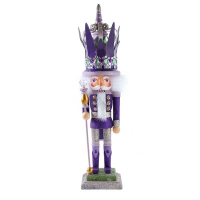 Kurt Adler 20" Hollywood Purple King Nutcracker