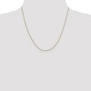 Black Bow Jewelry 0.9mm 14k Yellow Gold Solid Round Snake Chain Necklace - 2 of 4