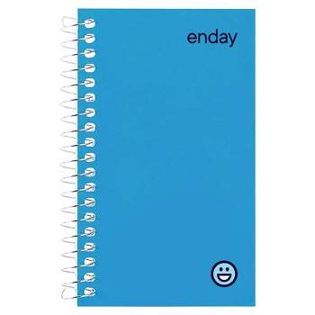 Enday 4 x 6 Memo Book with Poly Cover, 100 Count, Blue