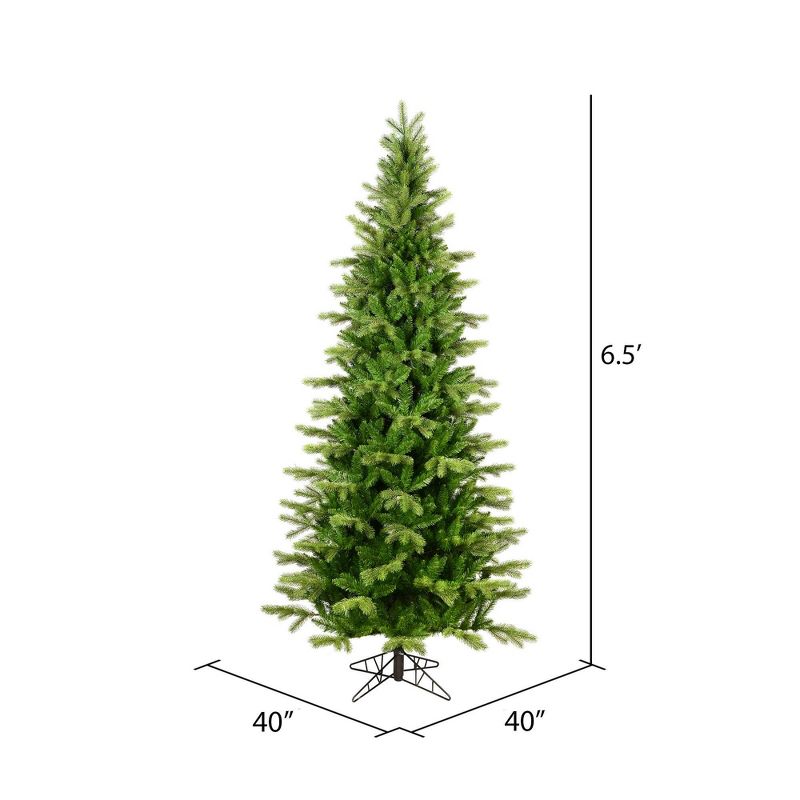 Vickerman Balsam Spruce Slim Artificial Christmas Tree with 3MM Lights, 2 of 5