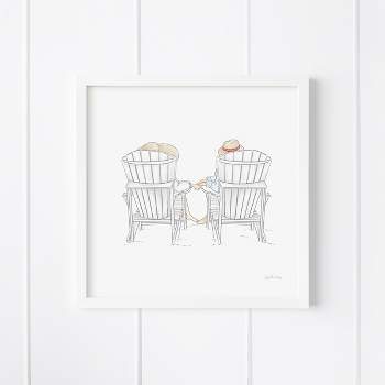 Together Couple Museum Quality 8" x 8" Art Print by Ramus & Co