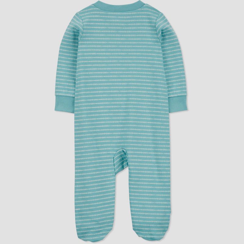 Carter&#39;s Just One You&#174;️ Baby Boys&#39; Striped Shark Sleep N&#39; Play - Blue, 3 of 7