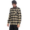 Ashford & Brooks Mens Flannel Button Down Plaid Long Sleeve Casual Shirt - Tan/Black Buffalo Check - XX-Large - 2 of 4