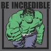 Men's Marvel Hulk Be Incredible Pull Over Hoodie - 2 of 4