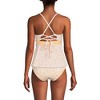 Lands' End Women's Lace-up Flutter Tankini Swimsuit Top - 2 of 4