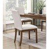 NicBex 55.5" Dining Table Set for 4 Brown Finish Rectangular Wooden Dining Table with 4 Chairs for Kitchen - 4 of 4