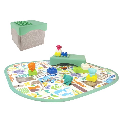 Infantino Go Gaga! Super Soft 1st Building Blocks Activity Station