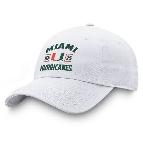 Ncaa Miami Hurricanes Unstructured Cotton Pep Hat : Target