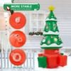 5.6 FT Christmas Inflatable Tree Blow Up Xmas Trees with Multicolor LED Lights, Christmas Tree Yard Decor for Outdoor, Garden, Lawn, Holiday Party - 3 of 4