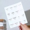 High Borosilicate Glass Spice Jar with Label and Bamboo Lid (24 x 8 Ounces), Spice Container with 72 Printed Labels and 20 Handwritten Labels - 4 of 4