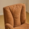 Karl Home |24 W White Swivel Upholstered PU Office Chair - 2 of 4