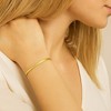 Hollywood Sensation Chic Adjustable Snake Chain Bracelet Gold 6 Inches - 2 of 4