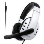 Insten 3.5mm Gaming Headset with Microphone, Compatible with PC, Mac, PS, Xbox One, Xbox Series S/X, Switch, Android, iOS, Noise Cancelling, White