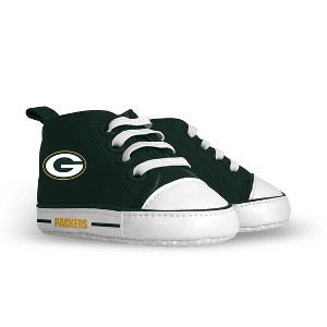 BabyFanatic Pre-Walkers High-Top Unisex Baby Shoes -  NFL Green Bay Packers - 1 of 4