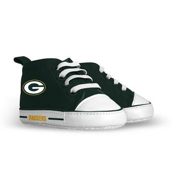 Baby Fanatic Pre-Walkers High-Top Unisex Baby Shoes -  NFL Green Bay Packers