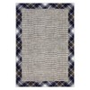 Modern Border Area Rugs 9x12 Washable Non-Slip Carpet for Living Room, Soft Low Pile Farmhouse Rugs, Thin Contemporary Accent Throw Rug - 2 of 4