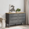 vidaXL Chest of Drawers Hallway Bedroom Furniture Solid Wood Pine - 3 of 4