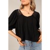 Petal and Pup Frankie Top - Black XS - 4 of 4