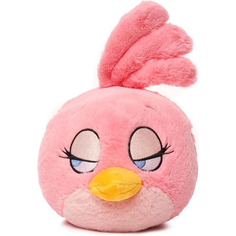 Mighty Mojo Angry Birds  Collectible Plush Doll Stella Pink 8", 1 of 5