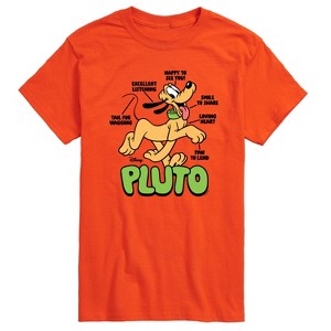 Men's - Disney - Pluto Diagram Short Sleeve Graphic T-Shirt - 1 of 4