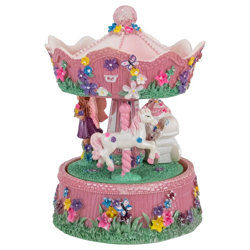 Northlight Children's Magical Fairy Animated Musical Carousel - 6.5", 4 of 7