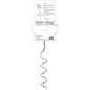 Ruffin'It 15 ft. Corkscrew Stake & Cable Tie Out for Dogs, Up to 70 lbs. - 2 of 3