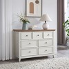 Sapphtopaz Farmhouse Dresser for Bedroom with Drawers and Round Handles Modern Tall Dresser Closet Organizer for Living Room, Nursery - 3 of 4
