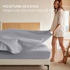 Cotton Sheets Set, Blend from Linen Cotton Bedsheets, GentleSoft™ & Breathable Bedsheets with 16 Inches Pocket, Gifts for All Seasons - 3 of 4