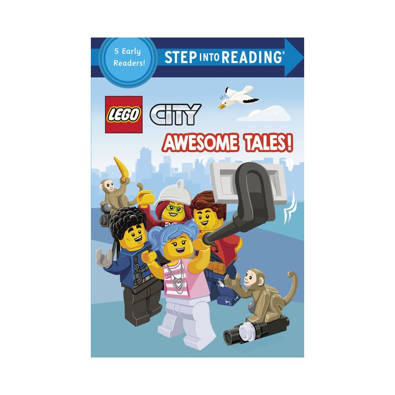 Awesome Tales! (Lego City) - (Step Into Reading) by  Random House (Paperback), 1 of 2
