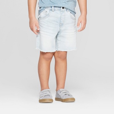 light blue jean shorts