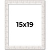 PosterPalooza | Sculpted White Picture Frame - UV Acrylic, Foam Board Backing, Hanging Hardware - 2 of 4