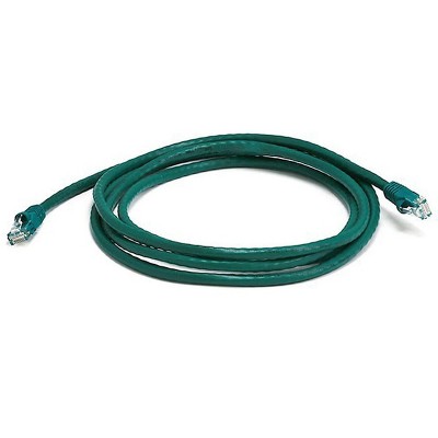 Monoprice Cat6 Ethernet Patch Cable - 7 Feet - Green | Network Internet Cord - RJ45, Stranded, 550Mhz, UTP, Pure Bare Copper Wire, 24AWG