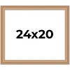 PosterPalooza | Weathered Yellow Picture Frame - UV Acrylic, Backing Board, Hanging Hardware Included - 2 of 4