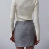 Women's Lyla Brushed Tweed Mini Skirt - CRESCENT - 2 of 2