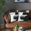 Black and White Throw Pillow Covers 18x18 in Set of 2, Decorative Modern Abstract Boho Pillow Case - 3 of 3