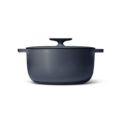 Midnight Blue Enameled Cast Iron 6.5 Qt Dutch Oven with Lid