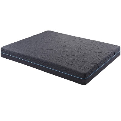 NicBex Queen Size 8 Inch Gel-Infused Memory Foam Hybrid Mattress with CertiPUR-US Certified,Mattress in a Box,Dark Gray