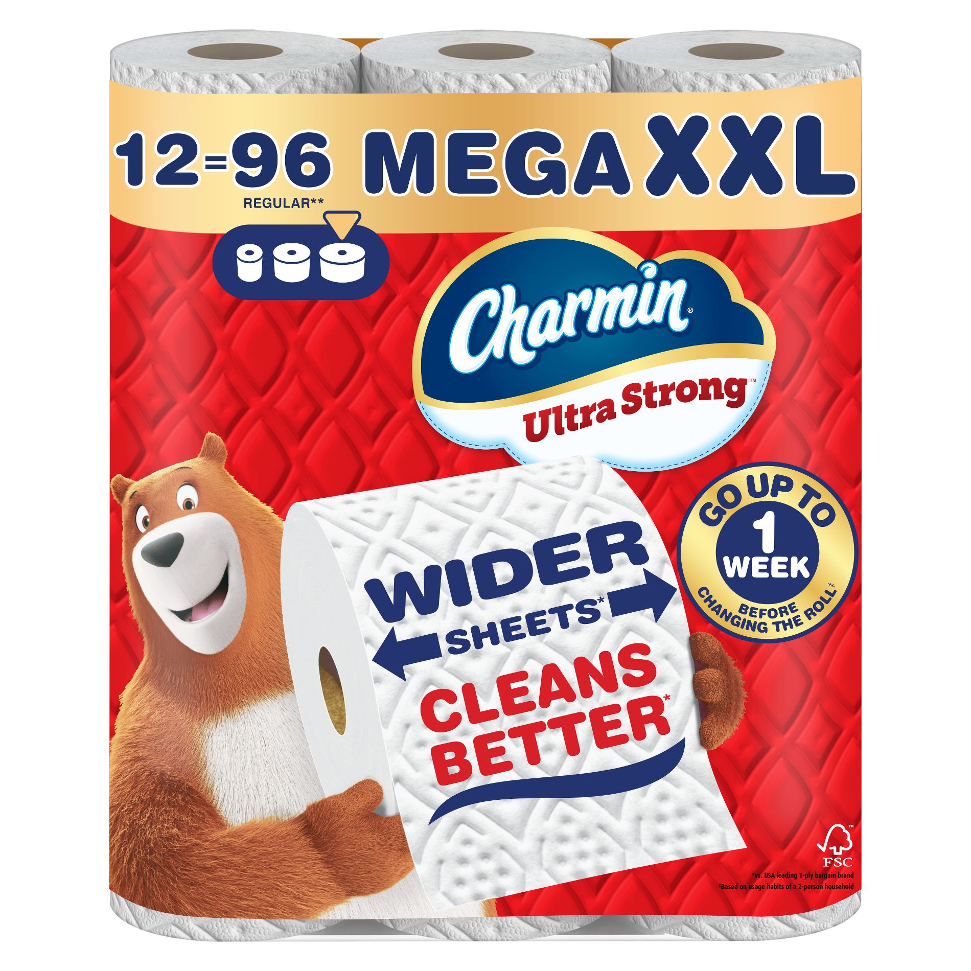 Charmin Ultra Strong Toilet Paper Mega XXL Rolls