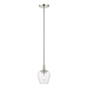 Livex Lighting Willow 1 - Light Pendant in  Brushed Nickel - 1 of 4