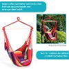 Sunnydaze Double Cushion Hanging Rope Hammock Chair Swing for Backyard and Patio - 265 lb Weight Capacity - 2 of 4
