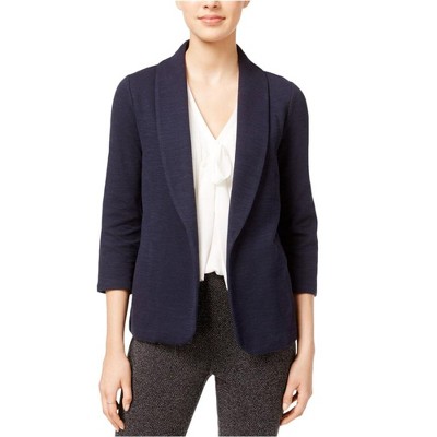 maison Jules Womens Knit Blazer Jacket